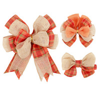 Noeuds papillon en polyester rouge faits à la main, accessoires de bricolage, style classique, emballage de 50 fleurs/sac, directement de l'usine