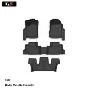 Alfombrilla de pie de coche suave para 7 juegos <span class=keywords><strong>2022</strong></span> alfombrilla de coche <span class=keywords><strong>Dodge</strong></span> alfombra impermeable antideslizante - Product Image 1