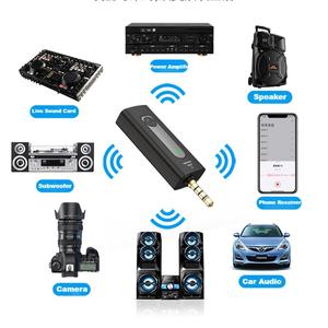 무선 마이크 라발리에 라펠 마이크 Sldr 블루투스 스피커 카메라 무선 라펠 2 in 1 마이크로 3.5MM 2.4ghz 마이크 - Product Image 4