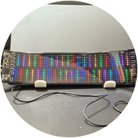 Aplicación de Control Led Car Sign Board USB Scrolling Message Led Matrix Panel Light Pantalla digital personalizada para ventana