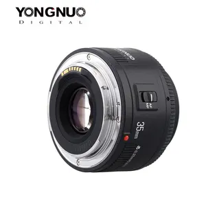 Üst YONGNUO marka kamera lens 35mm F2 geniş açı başbakan lens YN 35mm F2.0 Canon lensi Canon DSLR için dağı 600D 70D 60D 6D