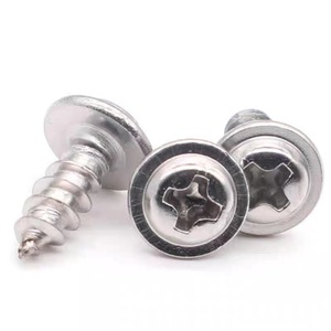 Round Head Self Tapping Screws Metric Phillips Pan Head With Washer For Metal Construction Grade A - Product Image 3