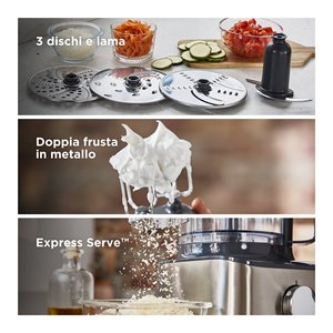Robot culinaire Kenwood 2,1 L 800 W Multipro Compact avec gobelet mixeur et disques de découpe - Product Image 5