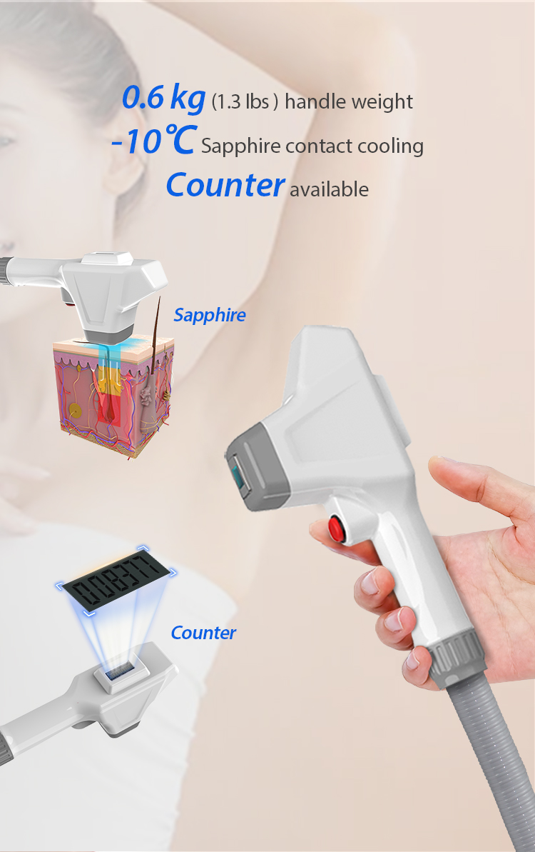 Astiland Fiber Laser Hair Removal Machine Permanent 50000000 Shots Lifespan