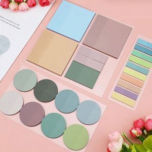 200 PCS Index Tabs 1050 PCS Transparent Sticky Tabs Self-Adhesive Clear Notes <b>Book</b> Tabs for <b>School</b> Office Writable Pasteable - Product Image 2