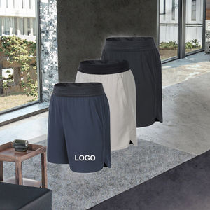 Shorts cargo décontractés pour hommes, style streetwear d'été, taille mi-haute, respirants, séchage rapide, avec taille élastique, logo personnalisé, vêtements de sport actifs pour la salle de sport - Product Image 3