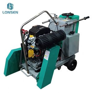 Lonsen Q600 24HP <b>Gasoline</b>/Diesel GX690 2V78 R670 Double Cylinder Engine 600mm Blade High Efficiency Concrete Asphalt Road - Product Image 3