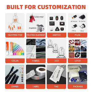 Nouveau Design 5V/0.9A coussinets chauffants en Fiber de carbone lavable USB Film chauffant infrarouge feuille chauffante pour vêtements d'hiver coupe-vent - Product Image 3