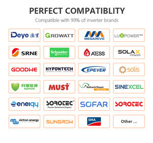Growatt Lifepo4 팩 벽 리튬 이온 <span class=keywords><strong>48v</strong></span> 200 AH 15KWH 10kwh 인버터 홈 시스템 태양 전지 배터리 - Product Image 5