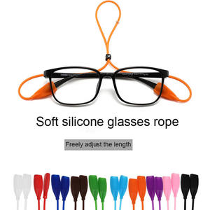Chaîne de lunettes de sport colorée de haute qualité, antidérapante, en silicone élastique, accessoires de mode pour lunettes, cordon pour lunettes - Product Image 2