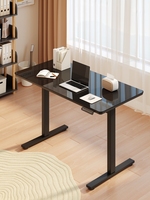 Bureau ergonomique moderne en métal, pivotant et réglable en hauteur, avec tiroir et ports USB – Vente chaude