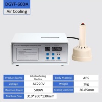 Scelleuse à induction portative, machine électromagnétique pour bouchons de bouteilles, couvercles en aluminium, bocaux en plastique et en verre, série DGYF 600A