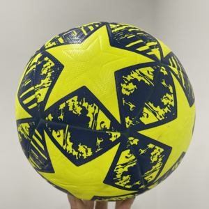 Balón de Fútbol de Entrenamiento de Cuero PU Termosellado, Duradero, Oficial, con Logotipo Personalizado al por Mayor, con Tamaño Personalizado - Product Image 1