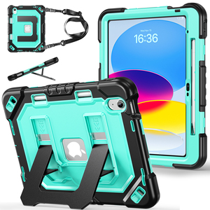 Étui de tablette robuste résistant aux chocs pour <span class=keywords><strong>iPad</strong></span> 11 2025 A16 Étui pour <span class=keywords><strong>iPad</strong></span> 10e génération 10,9 pouces avec protection antichoc - Product Image 5