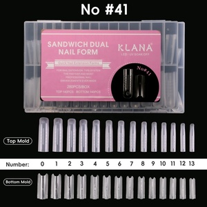 KLANA Multi‑Shape Dual <b>Nail</b> <b>Extension</b> Forms Soak‑off Building Gel <b>Nail</b> Mold No Paper <b>Nail</b> Form OEM ODM Bulk Wholesale - Product Image 4