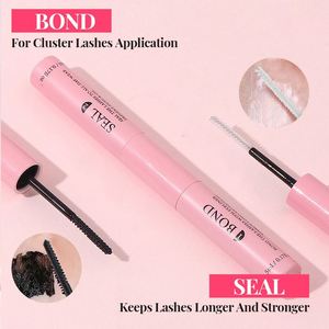 กาวต่อขนตาแบบกันน้ำ สำหรับความชื้นต่ำ ยี่ห้อ Private Label แบบหัวคู่ สำหรับต่อขนตาด้วยตัวเอง - Product Image 3