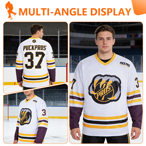 Nouveau Maillot <span class=keywords><strong>de</strong></span> Hockey 2026 au Design Amusant, 100% Polyester, Impression par Transfert Thermique, Respirant, Séchage Rapide, Unisexe Adulte, Maillot <span class=keywords><strong>de</strong></span> Hockey OEM - Product Image 3