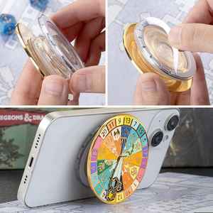 Horoscopes à la mode émail dur broche Portable plaqué or <span class=keywords><strong>Roulette</strong></span> support pour téléphone poignée magnétique doigt poignée pour téléphone portable - Product Image 3