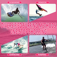 Planche de hydrofoil GY MB Board 3K en fibre de carbone 118L rose 83cm pour eaux océaniques, SUP polyvalent, avec sac à dos et laisse