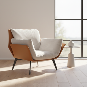 Italian Minimalist Modern Lightweight Armchair Durable Eco-Friendly Living Room <strong>Chairs</strong> <strong>for</strong> <strong>Small</strong> Apartment - Product Image 5