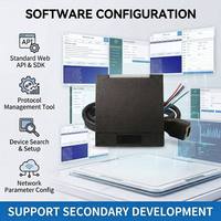 Lector RFID Industrial con Soporte MQTT TCP/IP, SDK y API Gratuitos, Lector de Tarjetas con Red POE, 13.56MHz IC, 125kHz ID para Línea de Producción