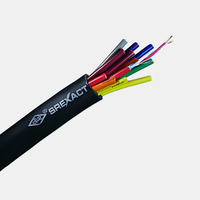 Câble audio multipaire SREXACT 12 canaux XLR, gaine PVC, blindage feuille d'aluminium, haute qualité, 15 mm, modèle 3070800820-100M pour scène