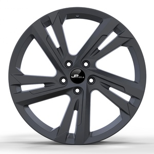 Jantes forgées en aluminium T6061-T6 pour <span class=keywords><strong>Volkswagen</strong></span> <span class=keywords><strong>Tiguan</strong></span> VW <span class=keywords><strong>SUV</strong></span> 19x7,5 pouces, 5 trous 5x112, jantes en alliage noir # J11052 - Product Image 3
