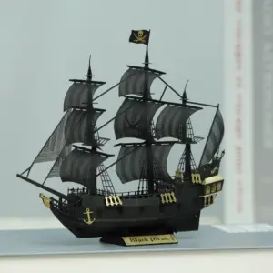 3D Pirate Ship Puzzle Model DIY Educational Toy Assembled Unisex Toy Fun Plastic Mold By Spot Products
