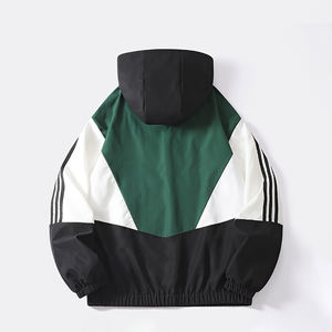 Veste en nylon à capuche épaisse imperméable pour homme, douce et respirante, pour la pêche, la randonnée, coupe-vent, veste bomber personnalisée - Product Image 3