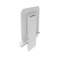 Siège de douche pliable, siège de bain mural pliable avec support pour les jambes