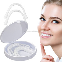 Placages de fausses dents supérieures et inférieures en silicone les plus populaires couvre-dents blanchissant Comfort Flex Denture Braces