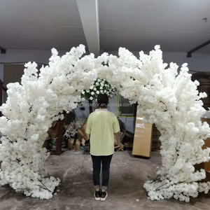 Tùy Chỉnh Trang Trí Nhân Tạo Lụa Hoa Vòm Sakura Cây Hoa Anh Đào Hoa Cây Trang Trí Nội Thất Giả Cây Cưới - Product Image 3