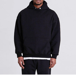 Sudaderas con capucha de algodón para hombre de alta calidad, súper suaves, duraderas para uso diario, con logo personalizado, multicolor, de corte holgado. - Product Image 6
