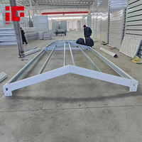 Kit de cadre en A pour petite maison préfabriquée toit à pignon chambre isolée paquet plat modulaire maison jardin bureau préfabriqué