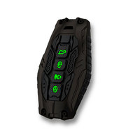 Coque de clé de voiture en métal lueur de nuit au design unique pour X50 X70 X90 plus JETOUR traveler Shan Hai