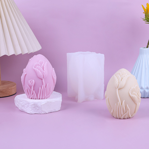 Molde de Silicona para Chocolate, Decoración de Pascua, Huevo, Flor, Rosa, Vela, Jabón Hecho <span class=keywords><strong>a</strong></span> Mano - Product Image 2