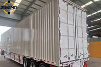 Semi-remorque squelette extensible à 3 essieux, 20-40 pieds, 50 tonnes, pour transport de conteneurs portuaires