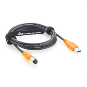 Cable de Datos y Alimentación para Computadora IFM E12689 Compatible con USB3.0, Blindado con Trenzado, Cubierta de PVC y Cobre Puro - Product Image 4