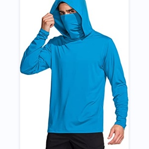 Camisetas con Capucha de Protección Solar UPF 50+ para Hombre, Manga Larga, Ligeras, Protección UV para Senderismo y Pesca al Aire Libre - Product Image 1