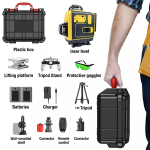 <span class=keywords><strong>Niveau</strong></span> <span class=keywords><strong>laser</strong></span> croisé rechargeable avec base magnétique pour les travaux de cloisons sèches et de rénovation de la maison - Product Image 5
