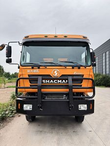 Camion benne poids lourd Shacman F3000 6X4 380ch Diesel Euro 3 pour travaux de construction, cabine orange, vue avant - Product Image 1