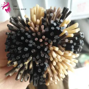 Keratin I Tip Hair Extension Nano Beads Use Trending Raw Cuticle Aligned Russian Keratin Stick I Tip Remy Human ...