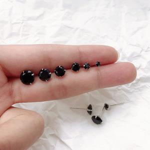 Pendientes de Plata de Ley S925 LT-ED463 con Zirconia, Diseño Simple para Oreja, para Hombres, Mujeres y Niños de 3-10 mm, para Aniversarios - Product Image 5