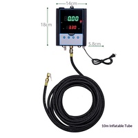 [Direct Usine] Gonfleur de pneus entièrement automatique avec pression prédéfinie, gonflage et dégonflage automatiques pour motos et voitures particulières