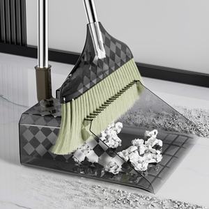 <span class=keywords><strong>Balai</strong></span> ménager <span class=keywords><strong>pliable</strong></span> et pelle à poussière ensemble antiadhésif cheveux balayage artefact pelle à poussière pelle à ordures pour l'utilisation de vadrouille - Product Image 4