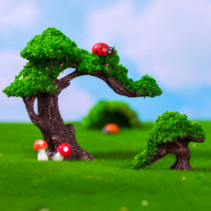 Mini Árbol Creativo, Árbol Florido Simulado, Figura de Resina, Miniaturas, Adornos para Decoración de Paisajes, Accesorios para Manualidades - Product Image 4