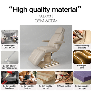 Madamcenter thanh lịch woodgrain mặt giường thẩm mỹ điện mỹ phẩm thẩm mỹ làm đẹp ghế massage Tính năng nút điều khiển chuyển đổi - Product Image 2