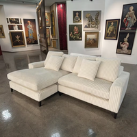 Sofá Modular Moderno para Sala de Estar, Muebles para el Hogar, Sofá Seccional de Tela, Sofás Comprimidos de Salón, Sofá Esquinero