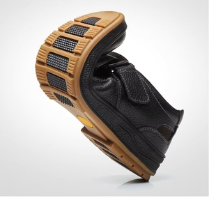 Sandales décontractées marron en cuir véritable pour <span class=keywords><strong>homme</strong></span>, collection été 2026, semelle extérieure en caoutchouc, vente chaude - Product Image 5