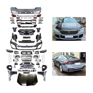 Kit de modification et de mise à niveau pour BMW Série 7 F02 (2009-2015) : Pare-chocs avant/arrière G12 (2023) à fixation par boulons, ajustement universel, garantie 1 an - Product Image 1